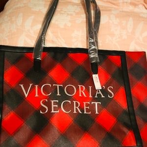Victorias Secret plaid travel bag (NEW with tags)
